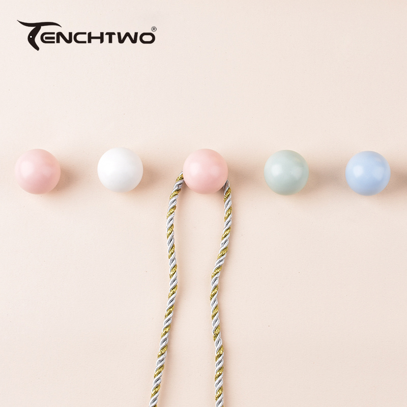 Furniture Hardware Manufacturers - Gancho de parede cerâmica redonda para