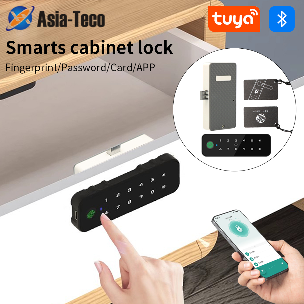 Furniture Hardware Latch - Tuya bluetooth inteligente armário de madeira