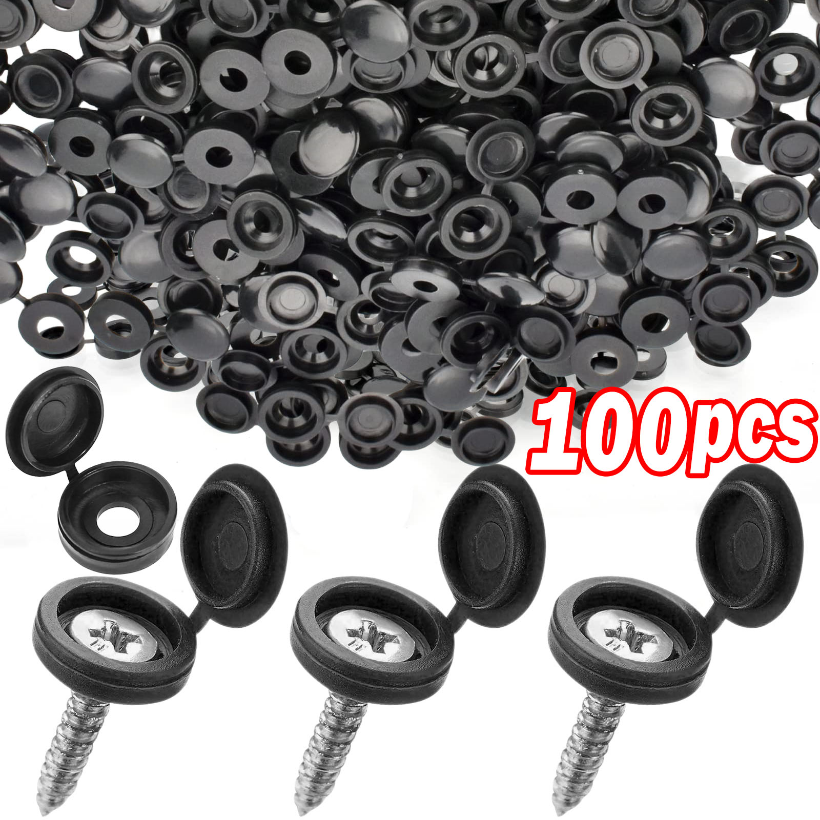Furniture Hardware Hinges - 5/100 pçs articulado tampa de parafuso