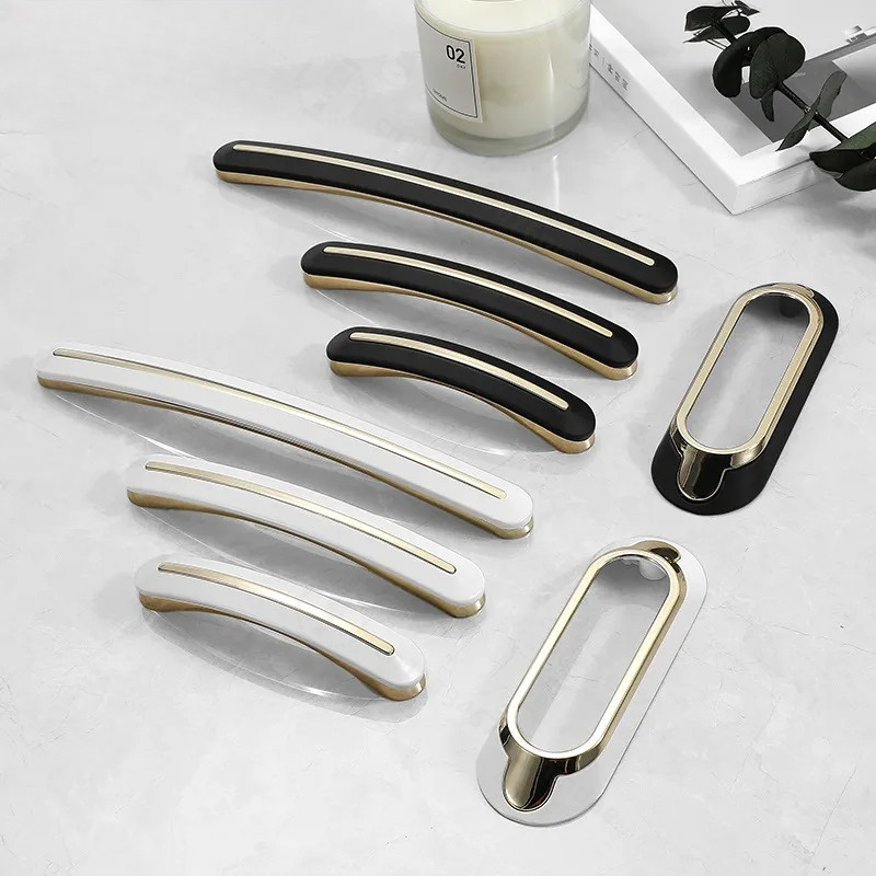 Furniture Hardware Pulls - Puxadores Modernos Simples de Liga de