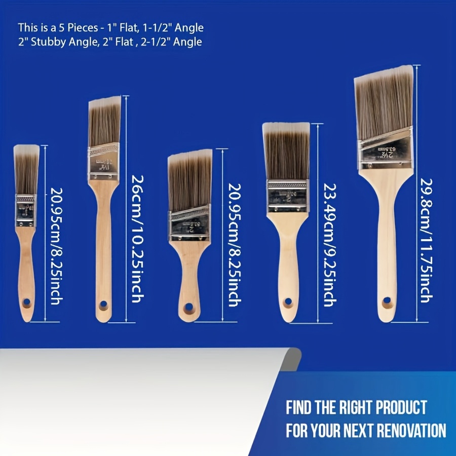5 pçs escova de pintura de alt - Furniture Hardware Pulls avaliação e preço