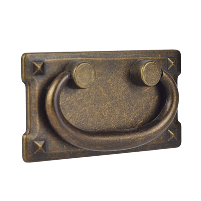 Vintage Antique Bronze Drawer  - Furniture Hardware Latch avaliação e preço