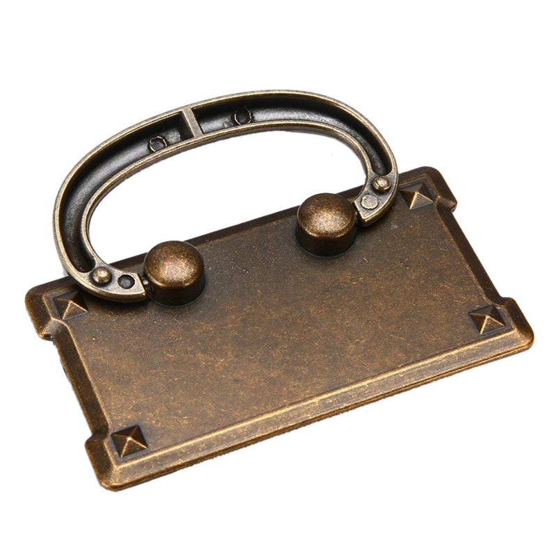 Vintage Antique Bronze Drawer  - Furniture Hardware Latch avaliação e preço