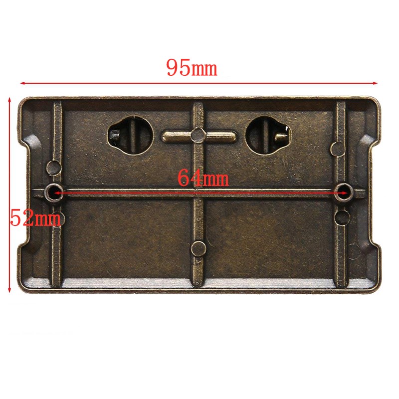 Vintage Antique Bronze Drawer  - Furniture Hardware Latch avaliação e preço