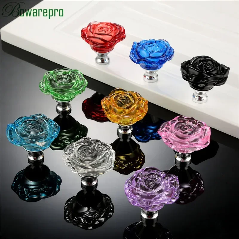 Bowarepro 50mm cristal rosa al - Furniture Hardware Manufacturers avaliação e preço