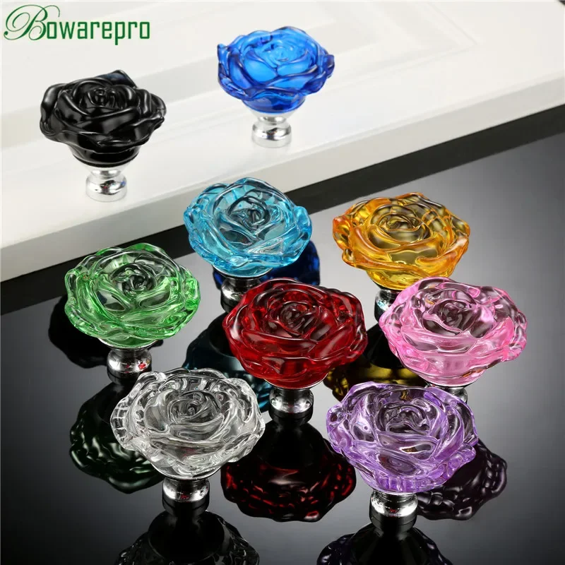 Bowarepro 50mm cristal rosa al - Furniture Hardware Manufacturers avaliação e preço