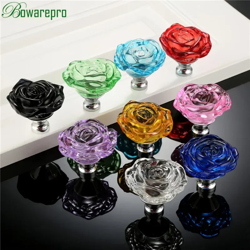 Bowarepro 50mm cristal rosa al - Furniture Hardware Manufacturers avaliação e preço