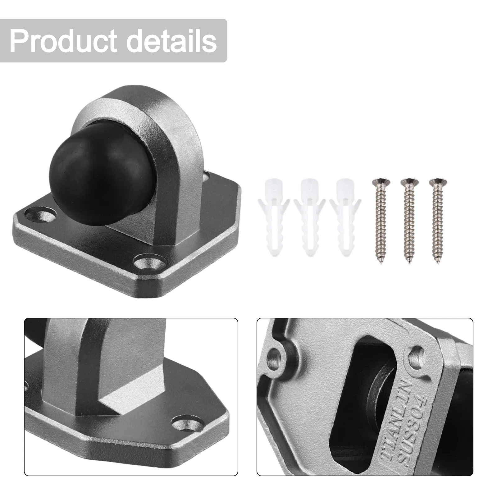 Batente de Porta com Sucção, M - Brand Hardware Furniture avaliação e preço