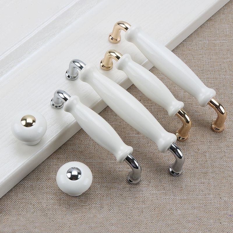 Puxadores de Cerâmica Branca M - Furniture Hardware China avaliação e preço