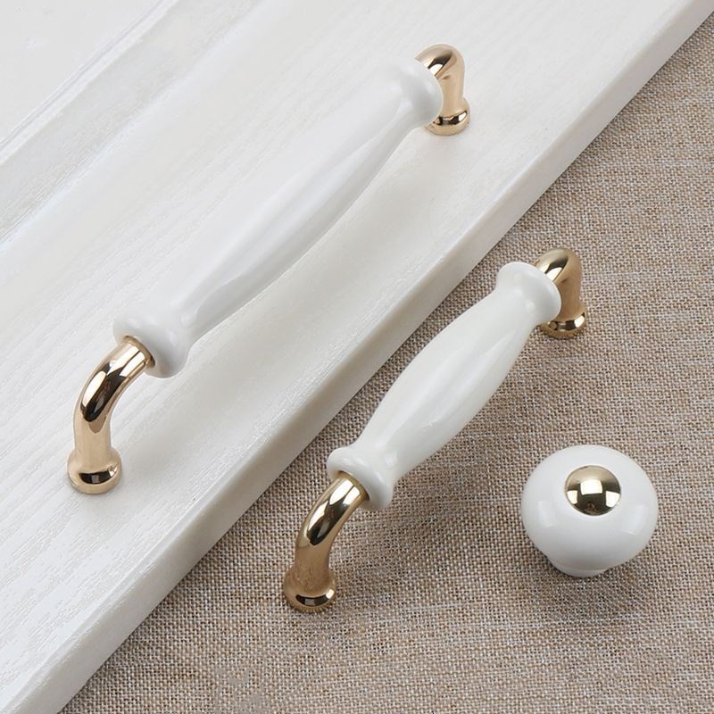 Puxadores de Cerâmica Branca M - Furniture Hardware China avaliação e preço