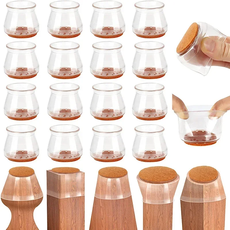4/16 pçs tampas de perna de ca - Furniture Hardware Legs avaliação e preço