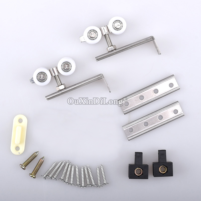 Novo 2 pçs rolos de porta desl - Brand Hardware Furniture avaliação e preço
